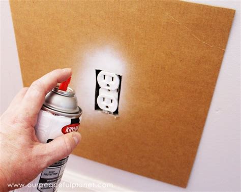 how to paint an electrical box|painting that plugs into wall.